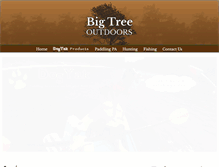 Tablet Screenshot of bigtreeoutdoors.com